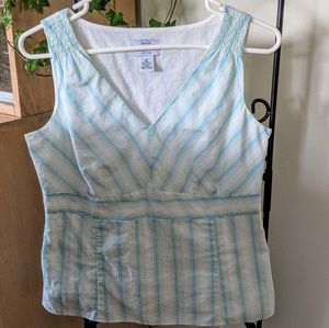 Ann Taylor Loft Striped Tank